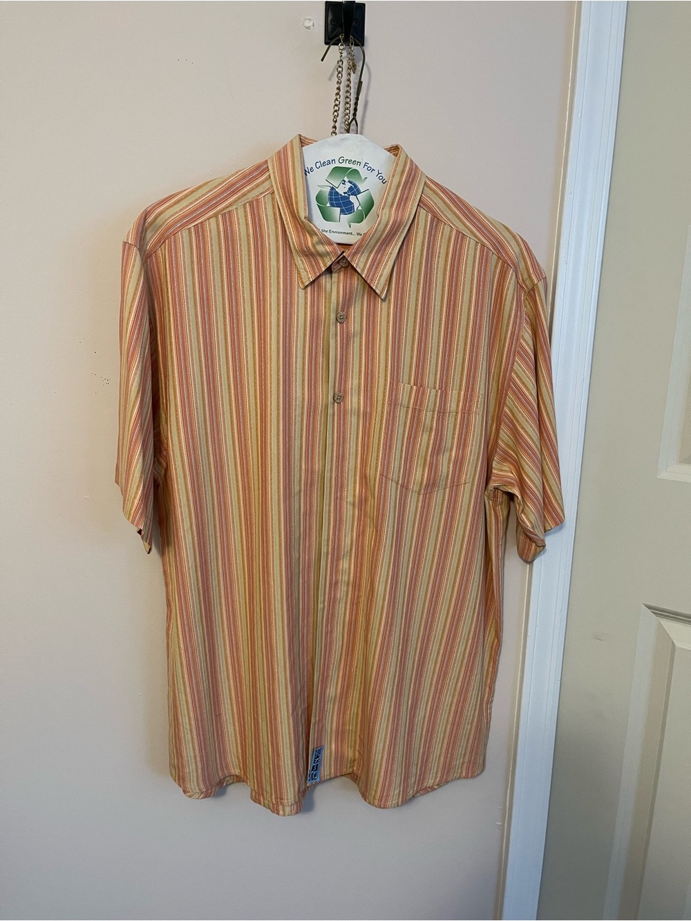 Tommy Bahama Striped Short-Sleeve Button-Up Shirt in Multi-Color